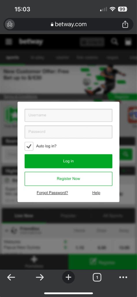 How to Reset Your Password on the Betway App .